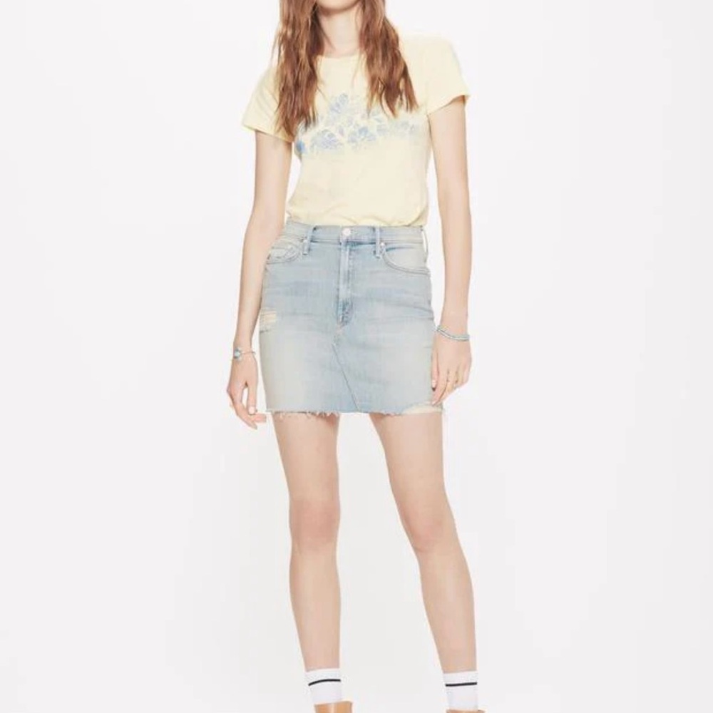 MOTHER, The sacred mini fray skirt- NWOT
